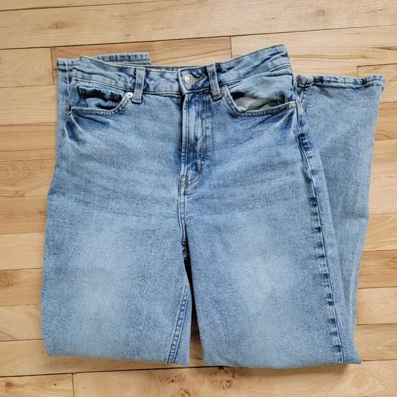 H&M Divided Mom Blue Jeans Size 2 - Picture 4 of 4